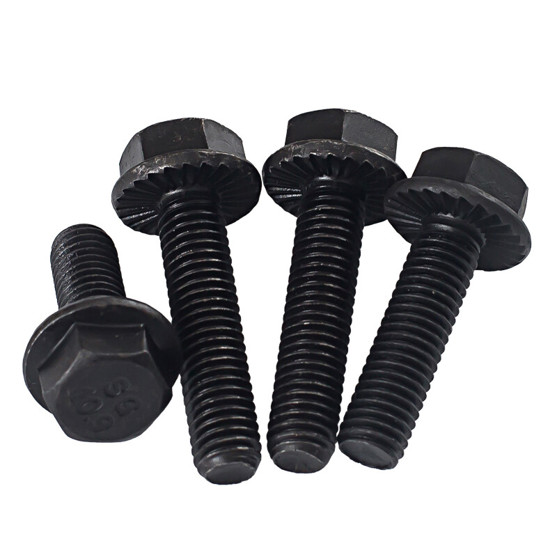 Hex Flanged Bolt M5M6M8M10M12M14M16 Serrated Flange Screws High Tensile 10.9