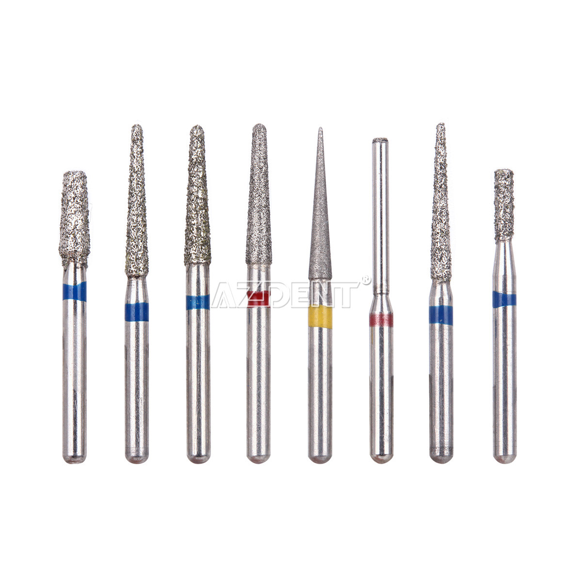 AZDENT Dental Diamond Burs FG Crown Preparation Anterior/Molar kit FG112 FG113