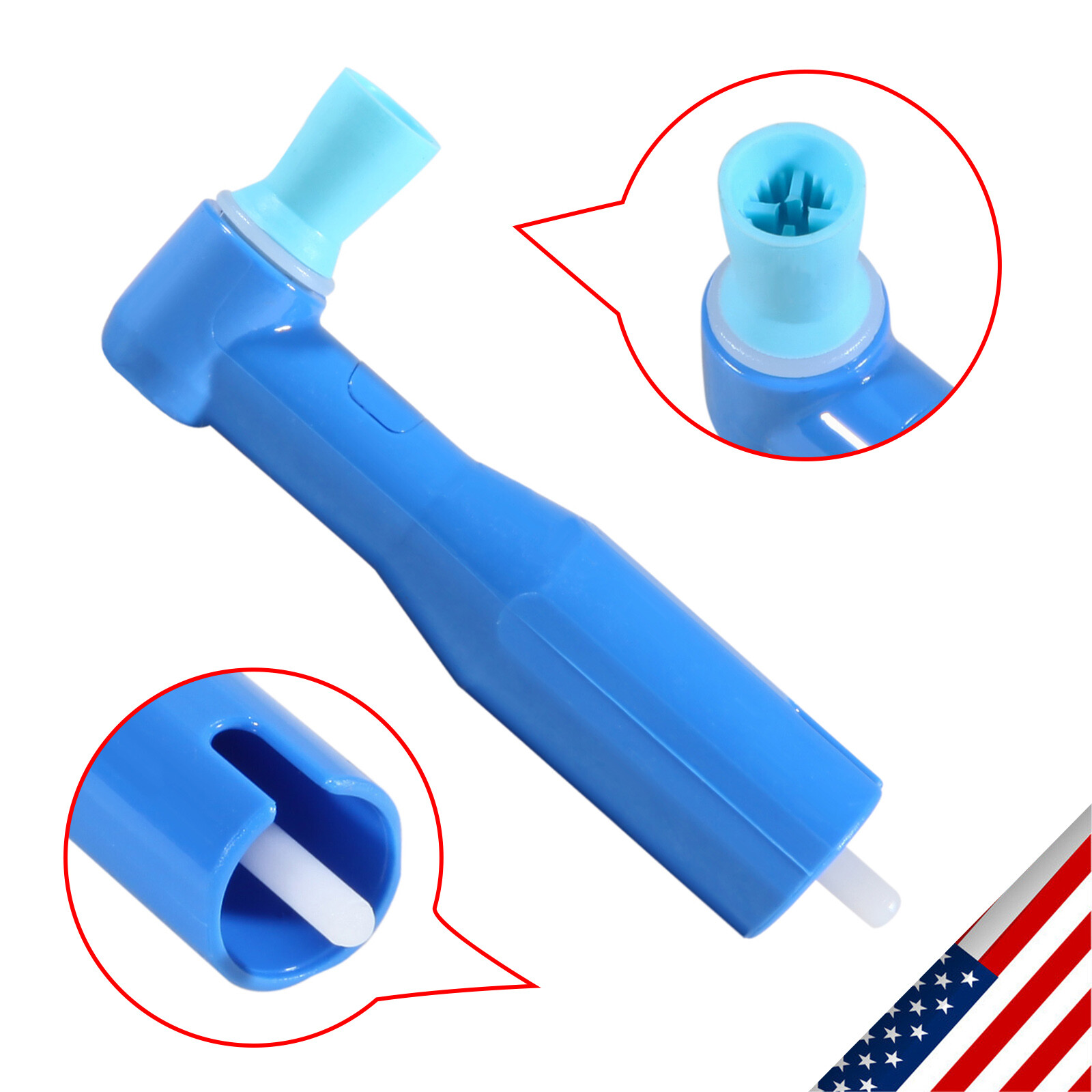 500 pcs Dental Disposable Prophy Angles Top Quality Money back guarantee! CE
