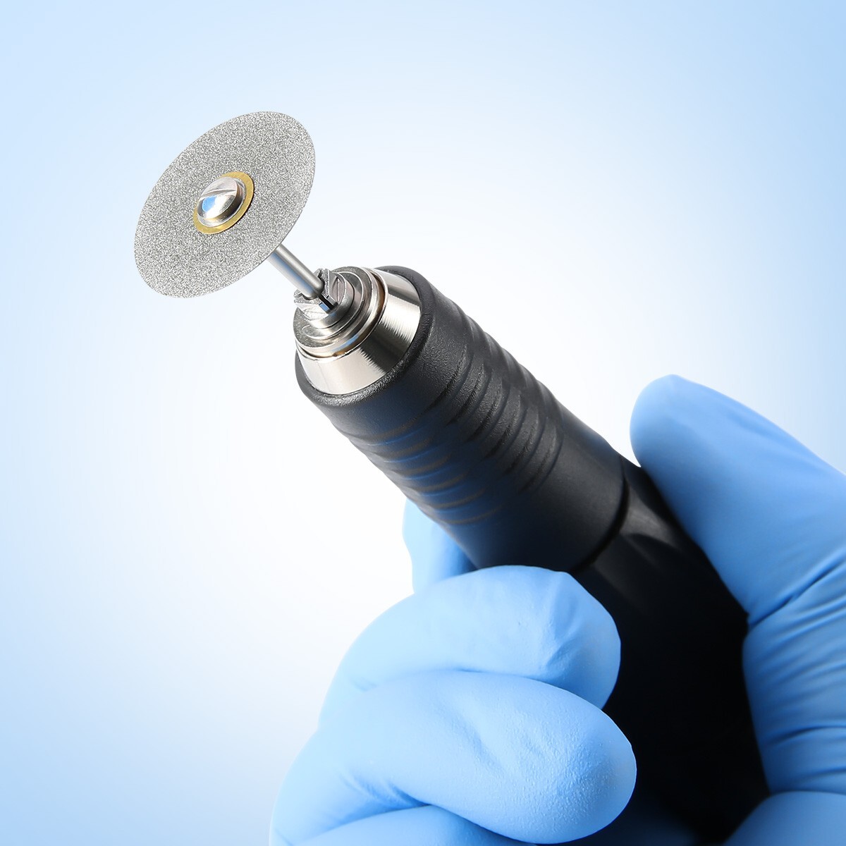 HP2.35mm Dental Sintered Diamond Disc 3 Grits (C/M/F) for Zirconia – Double-Side