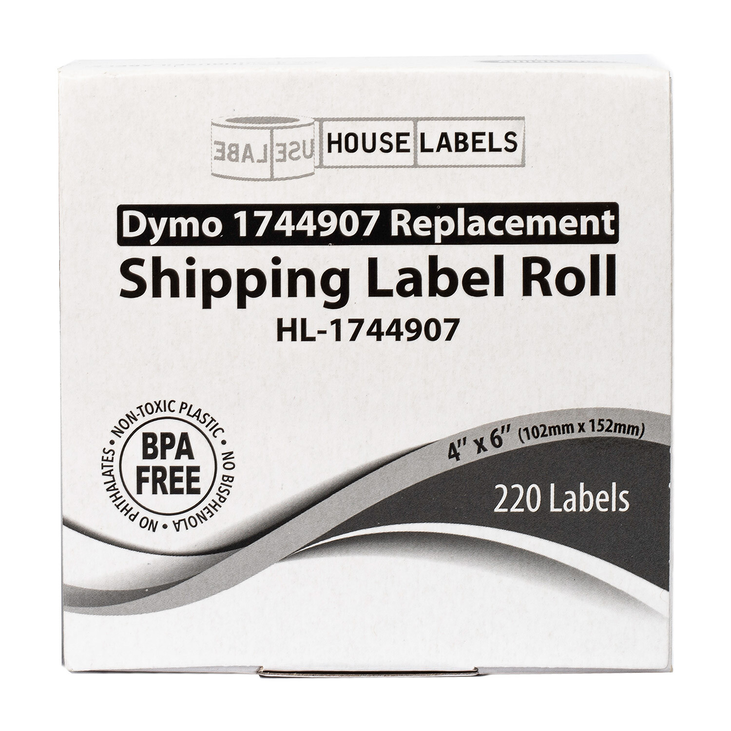 DYMO LW 1744907 4XL 4×6 4″x6″ – (1) to (80) Rolls Shipping Labels – FREE SHIP !