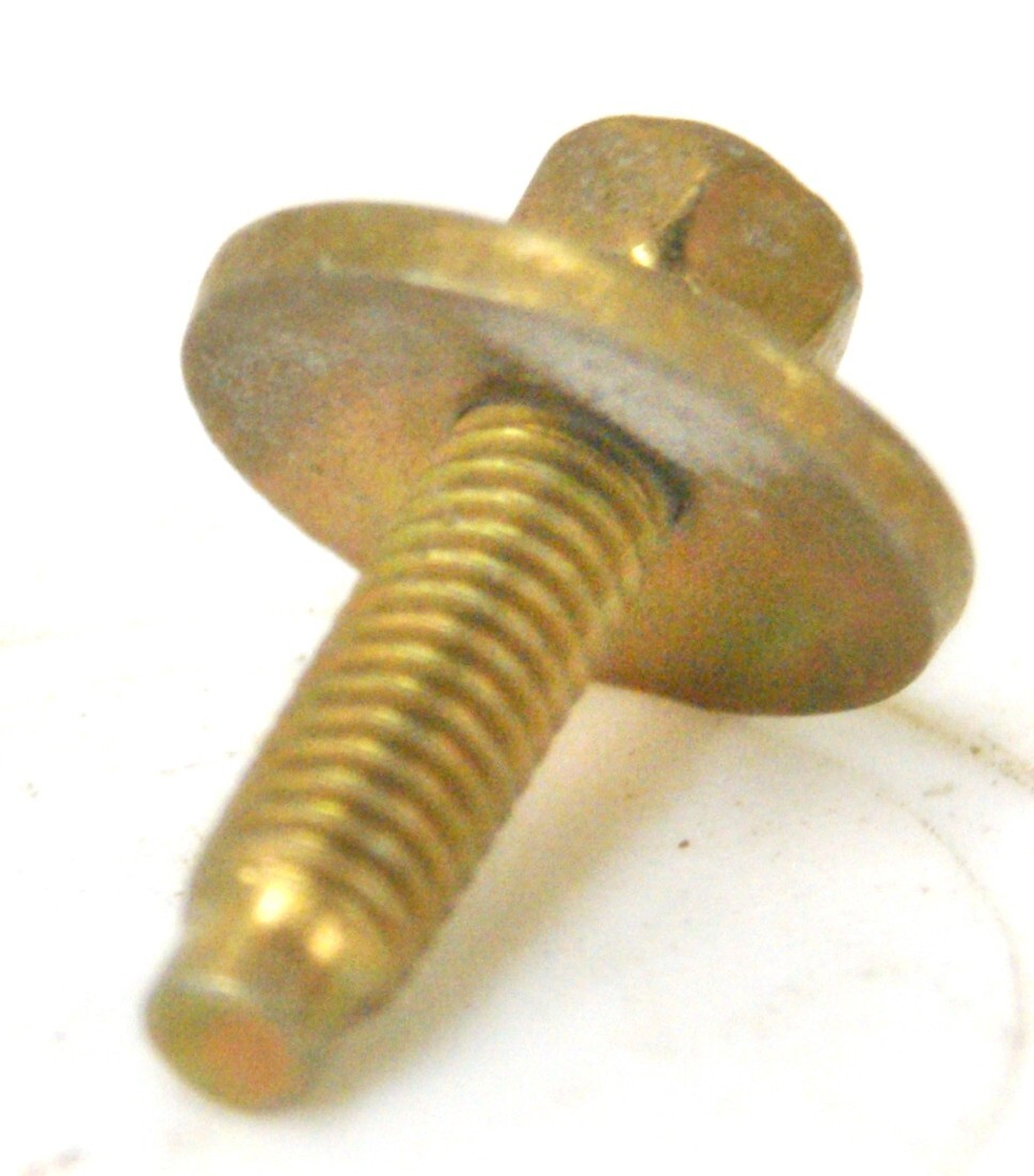 (10) M6 -1.0 x 20 mm Flange Head Hex Bolt W/ Washer Class 9.8 Steel–7987