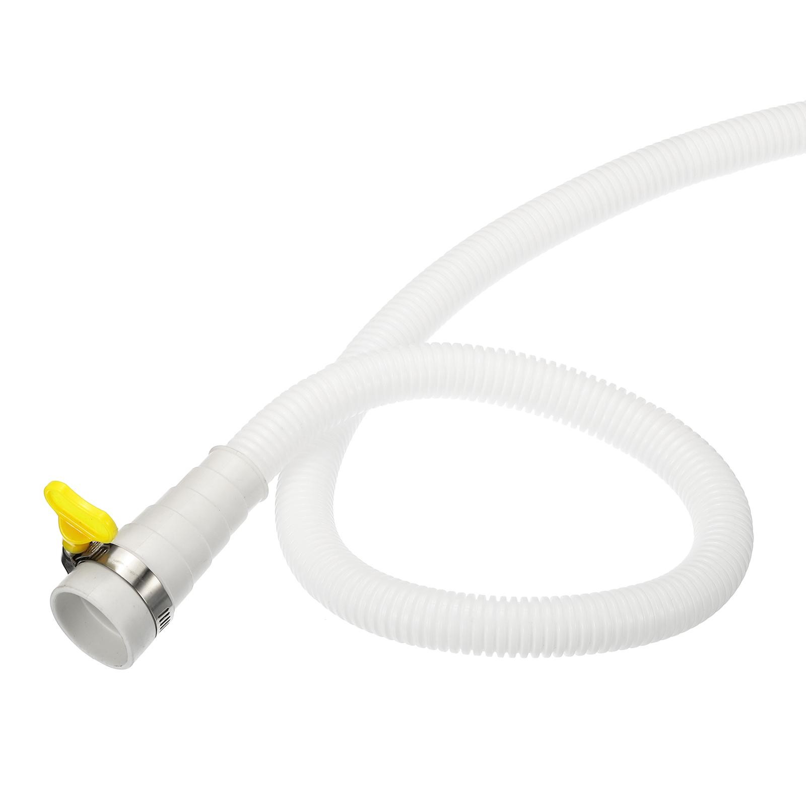 Universal Air Conditioner Drain Hose 20-30mm ID 3.3ft White 2pcs