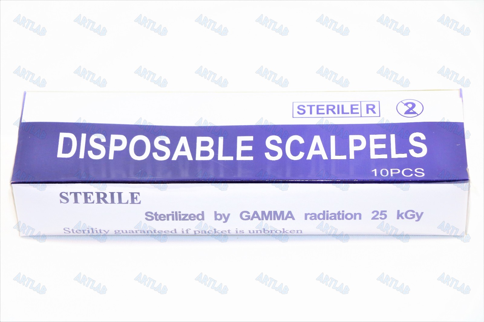 10 LOT STERILE DISPOSABLE SCALPELS #15 SINGLE USE – DENTAL,SURGICAL,DERMAPLANING