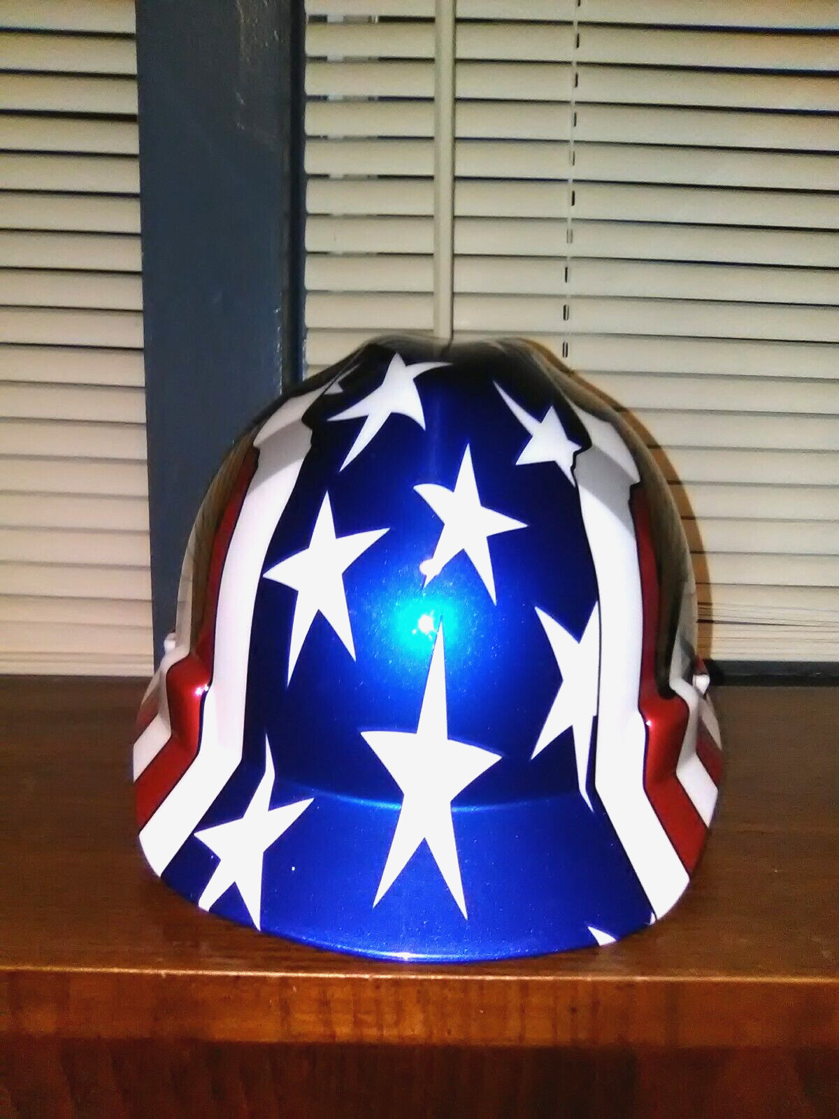 Hard Hat Model ANSI Z89 Medium MSA Stars And Stripes