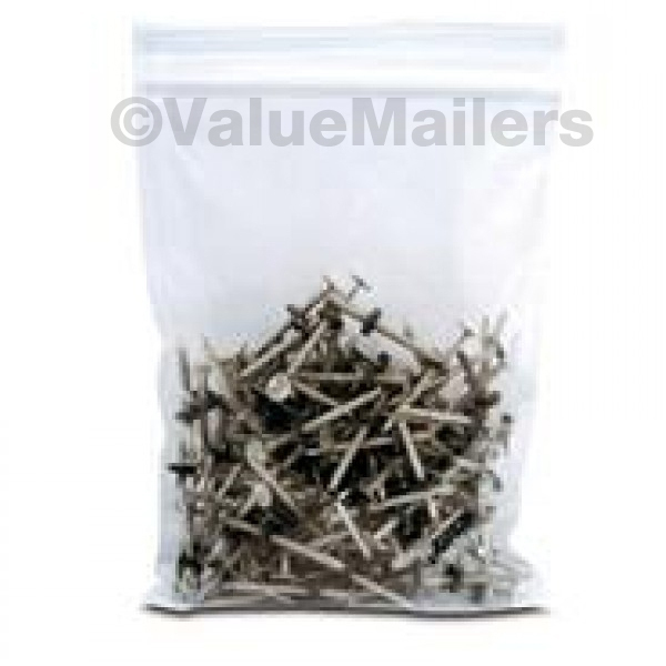 5000 4×6 Clear Plastic Zipper Poly Locking Reclosable Bags 2 MiL