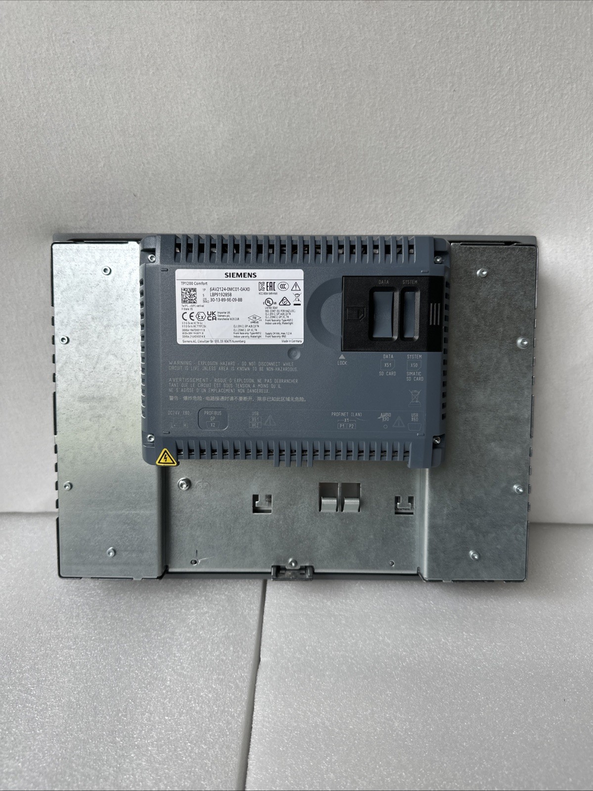 Siemens 6AV2124-0MC01-0AX0 SIMATIC HMI TOUCH TP1200 Comfort Touch Panel 12″