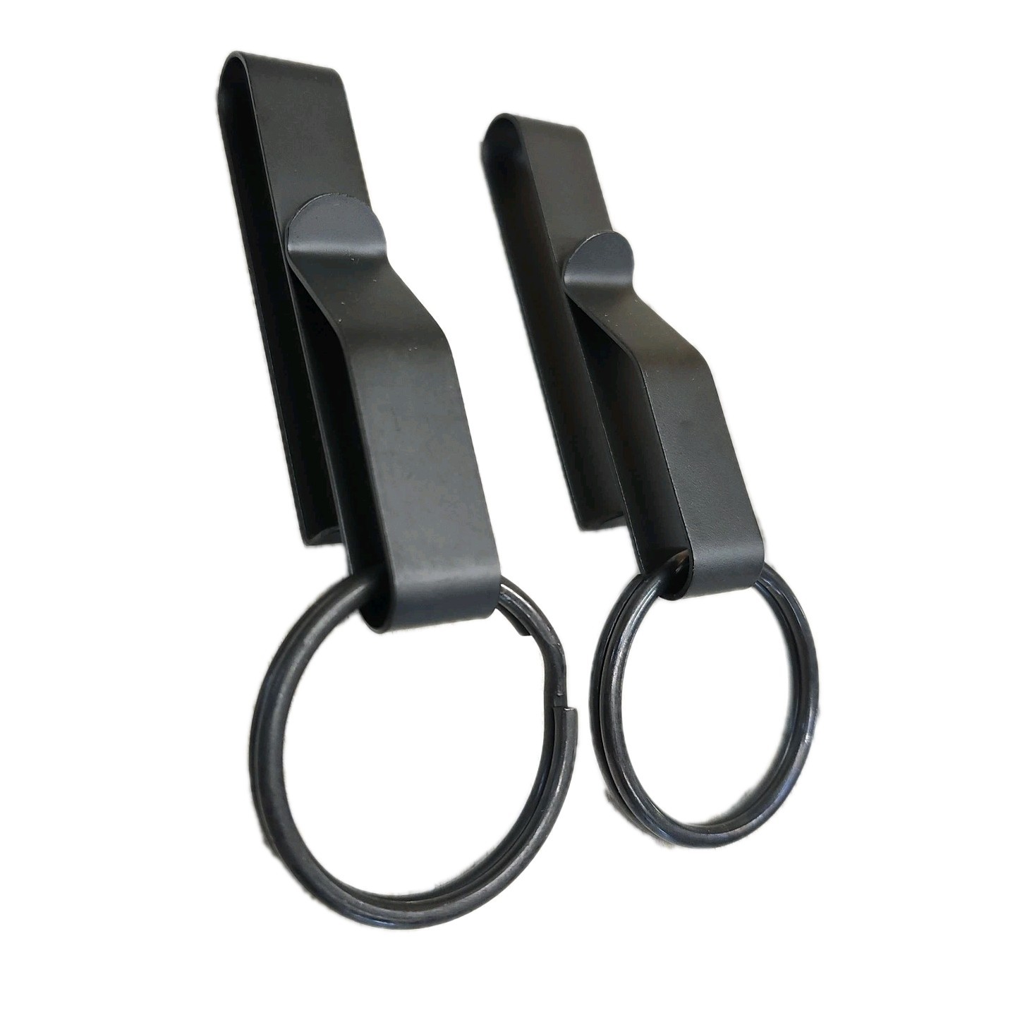 2 PK- Zak Tool Tactical Keyring Holder Steel Duty Belt Clip For Police USA Made