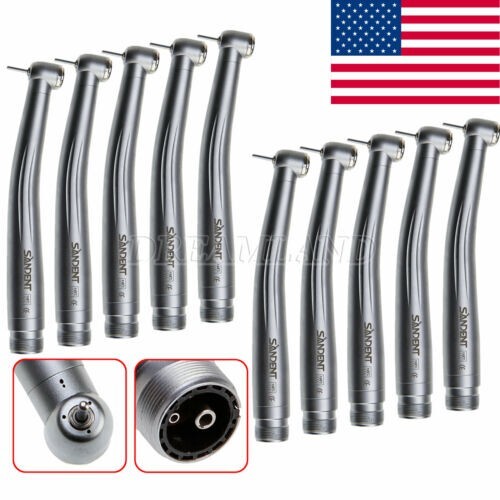 10 PCS NSK Pana Max Style Dental High Speed Turbine Handpiece Push Button 2Holes