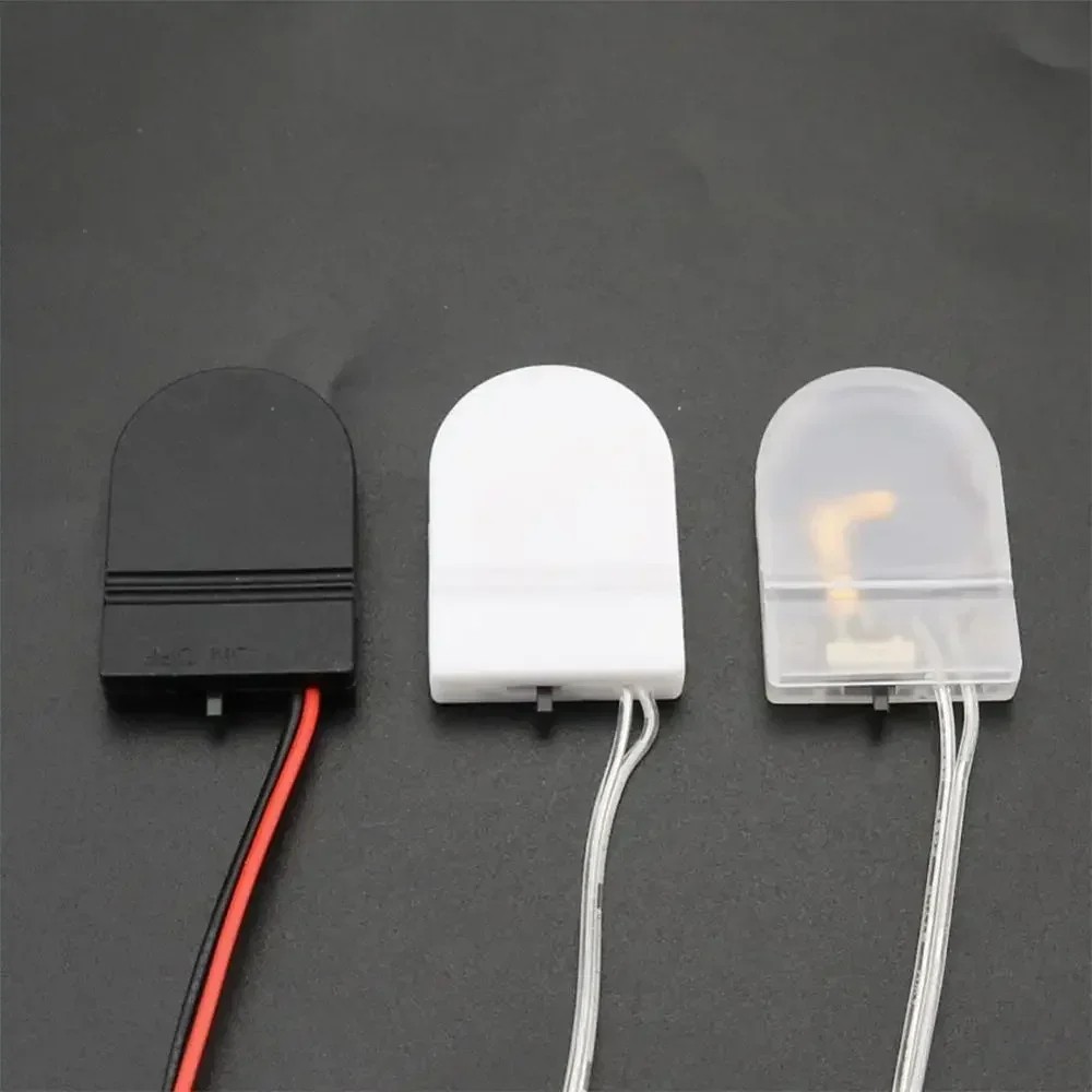 5pc Battery Holder CR2032 Button Cell Case ON/OFF Switch Coin 3 Volt Output 2032