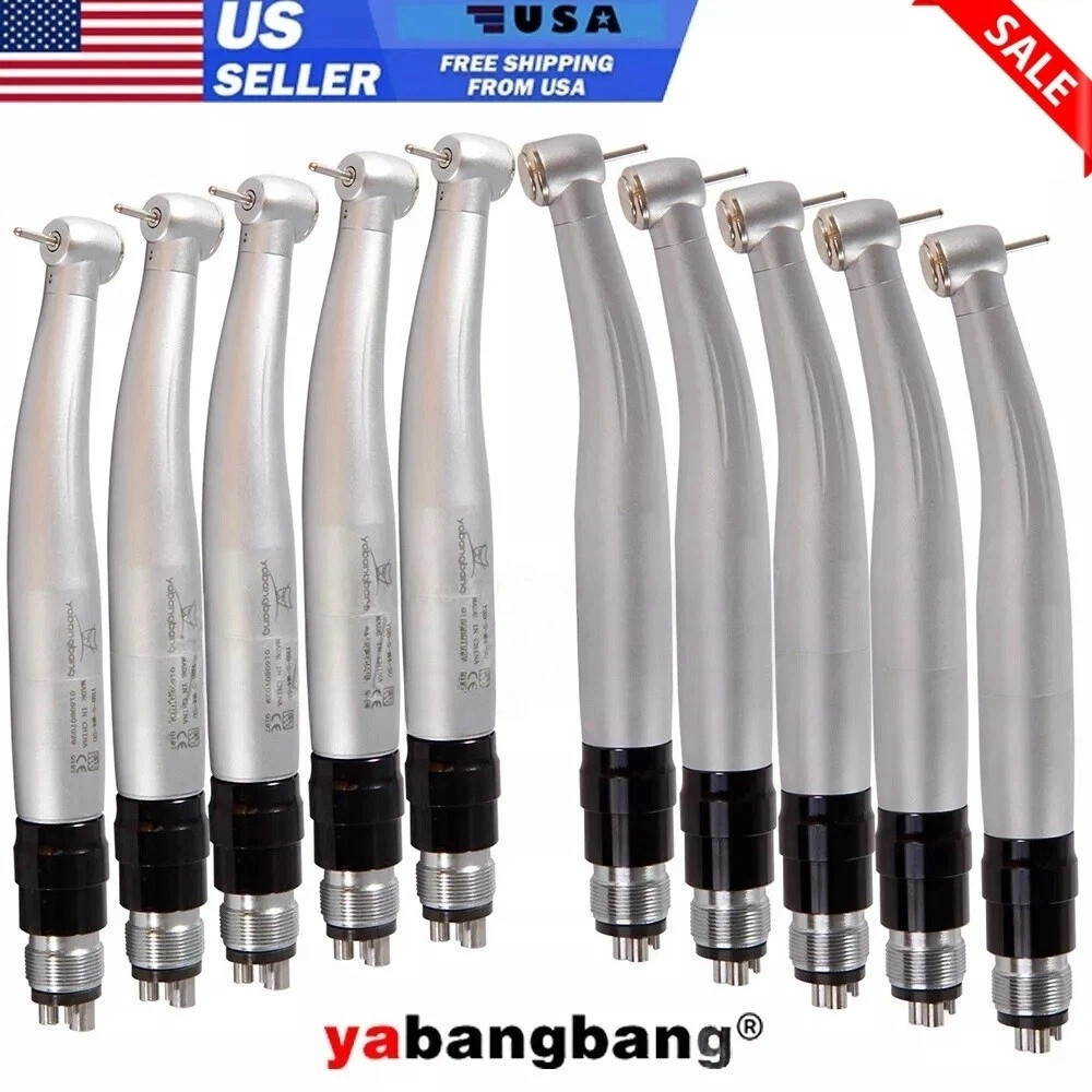 10*NSK Style Dental High Speed Turbine Handpiece with Quick Coupler Swivel 4Hole
