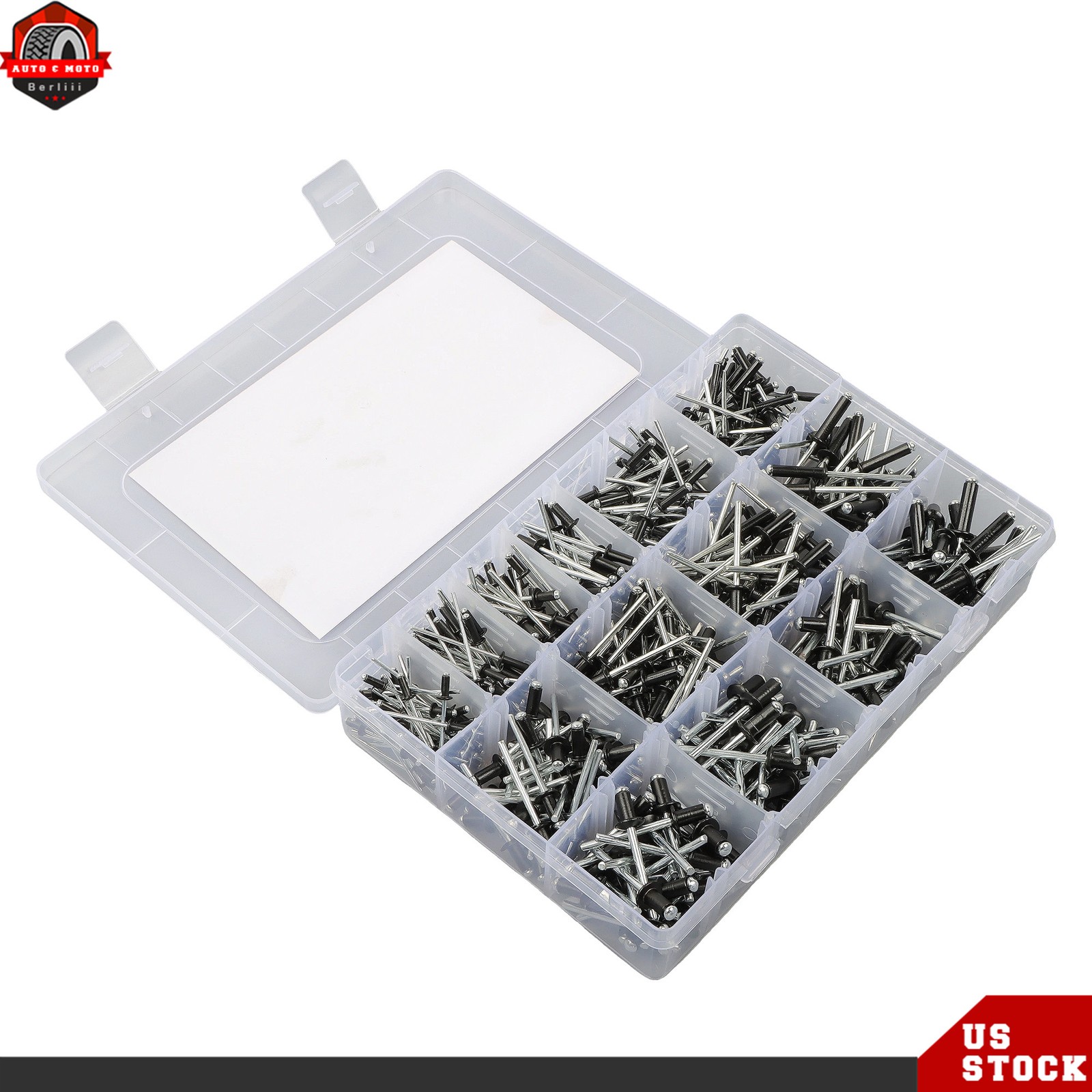 For indoor and outdoor use 500 × rivet kits 3/32″ 1/8″ 5/32″ 3/16″(14 Size)