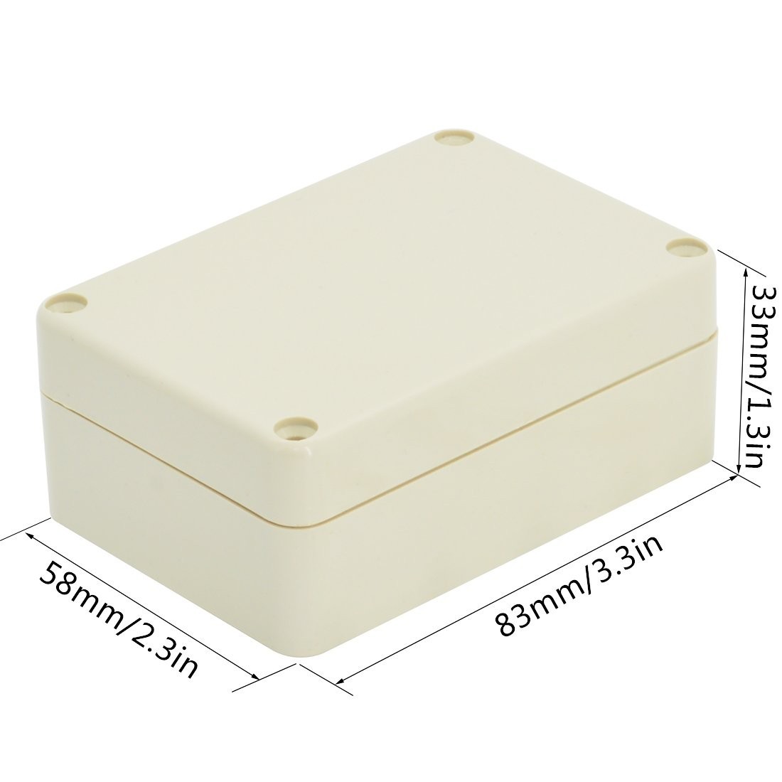 Compact Waterproof ABS Junction Box for Indoor and Outdoor Electrical Use