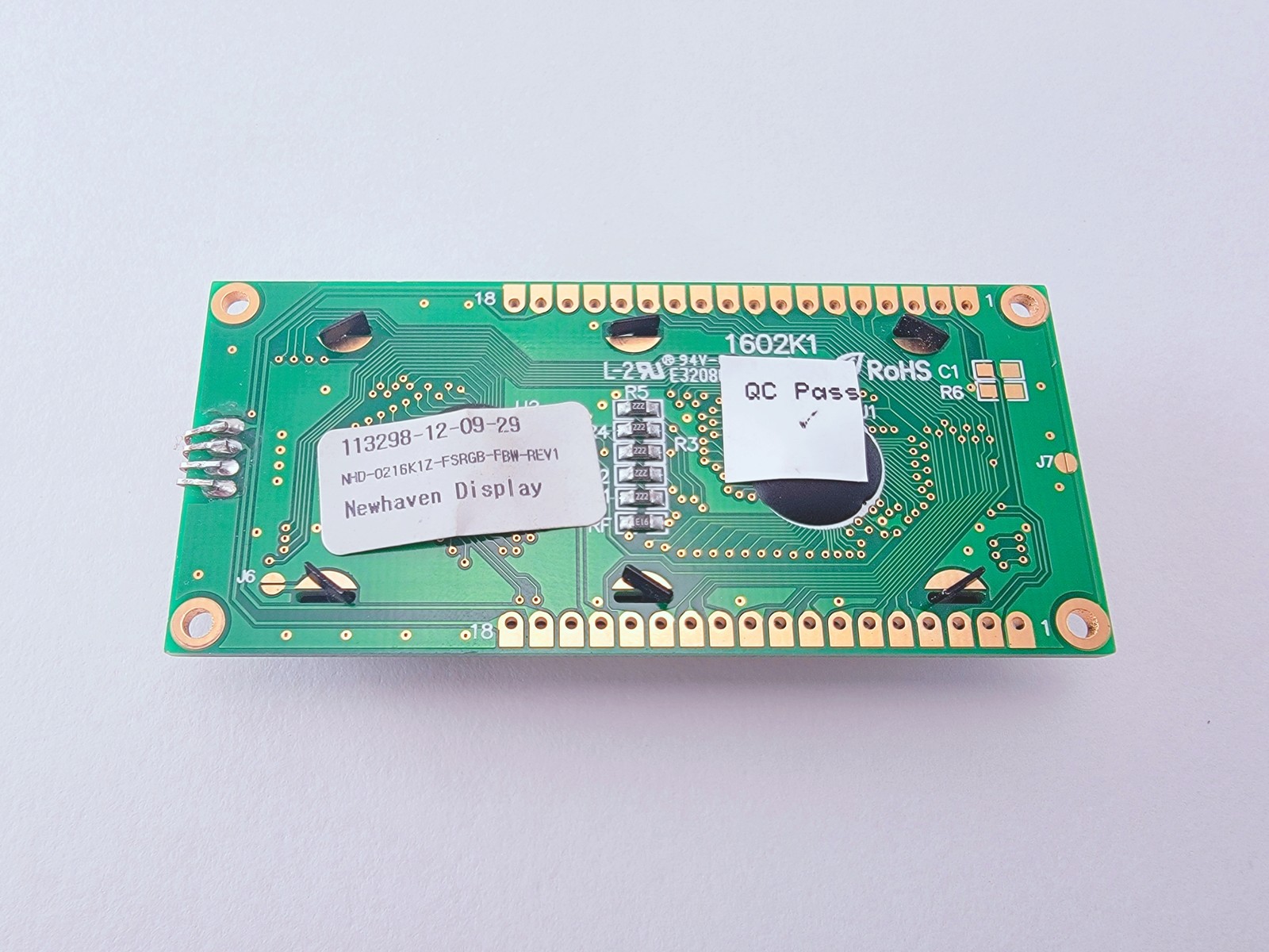 Original NEWHAVEN DISPLAY NHD-0216K1Z-FSRGB-FBW LCD USA Seller and Free Shipping