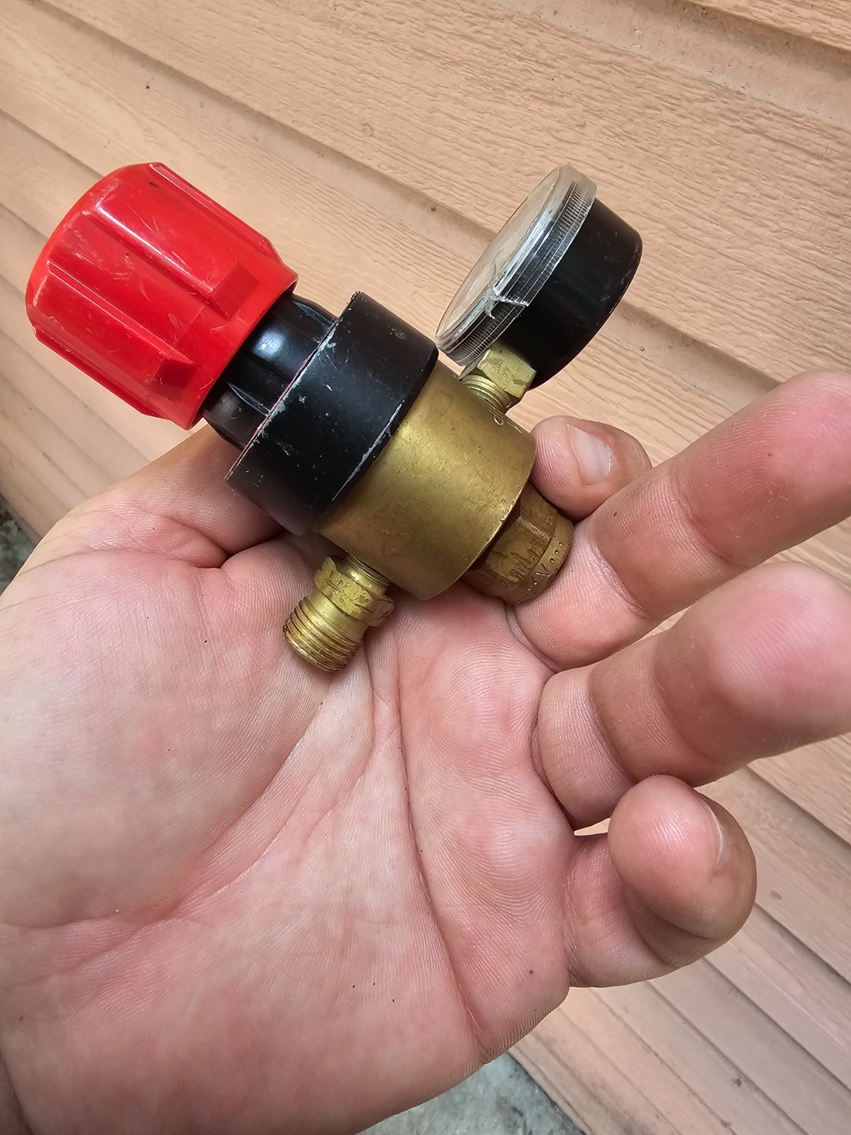 Victor G150-15-200R Acetylene Regulator – Works Great – Missing a Plastic Cover