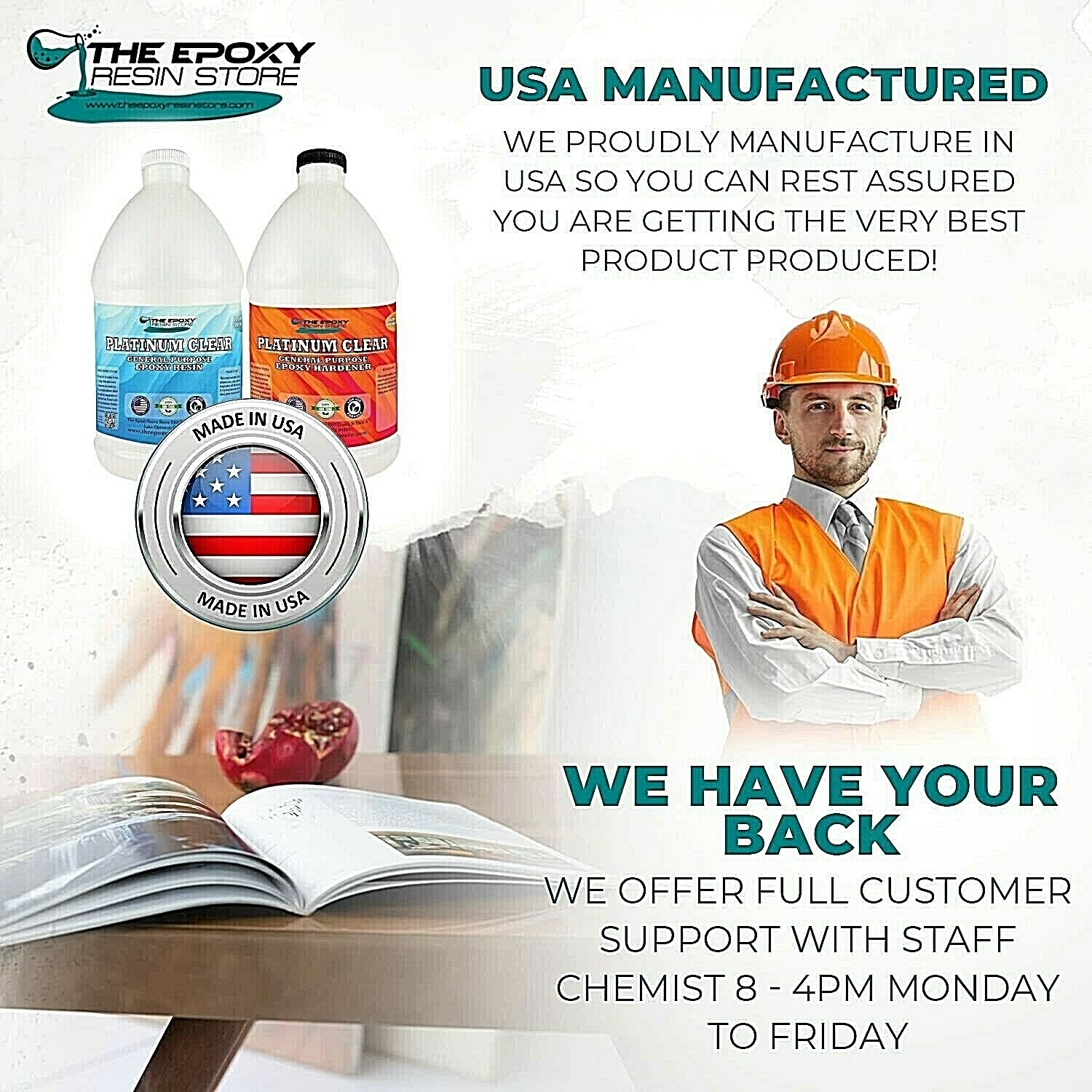 Epoxy Resin Store – self leveling, easy mixing, crafts, coatings, clear – Gallon