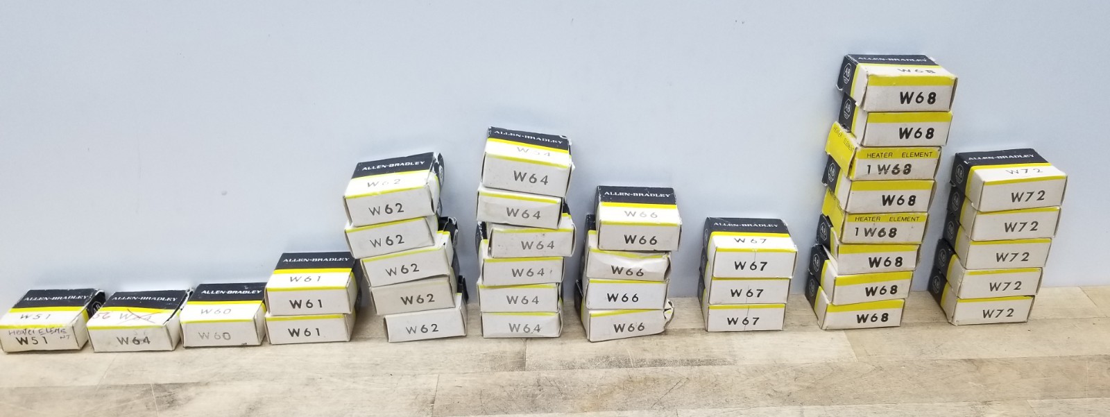 NEW ALLEN BRADLEY W STYLE OVERLOADS (W51 W56 W60 W61 W62 W64 W66 W67 W68 W72)