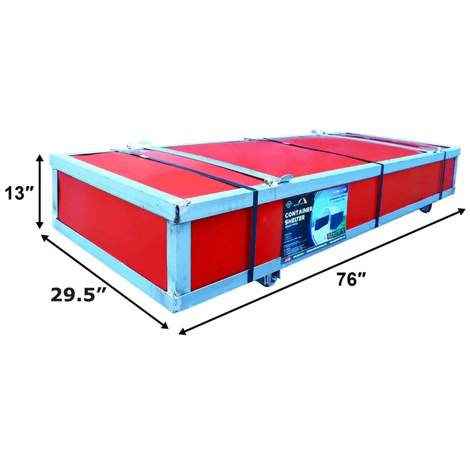 20×20′ PVC Construction Site Storage Shipping Container Canopy Shelter Frame