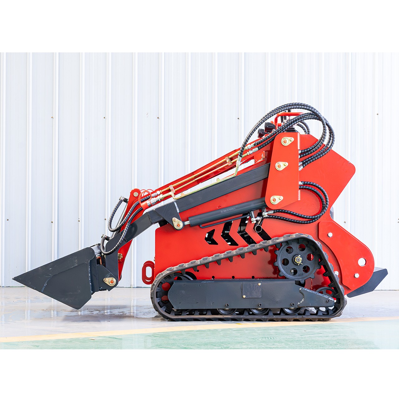 3300 lbs 1.5Ton Crawler EPA Mini Skid Steer 23HP 739cc 3-Pumps Loader 2025 USA