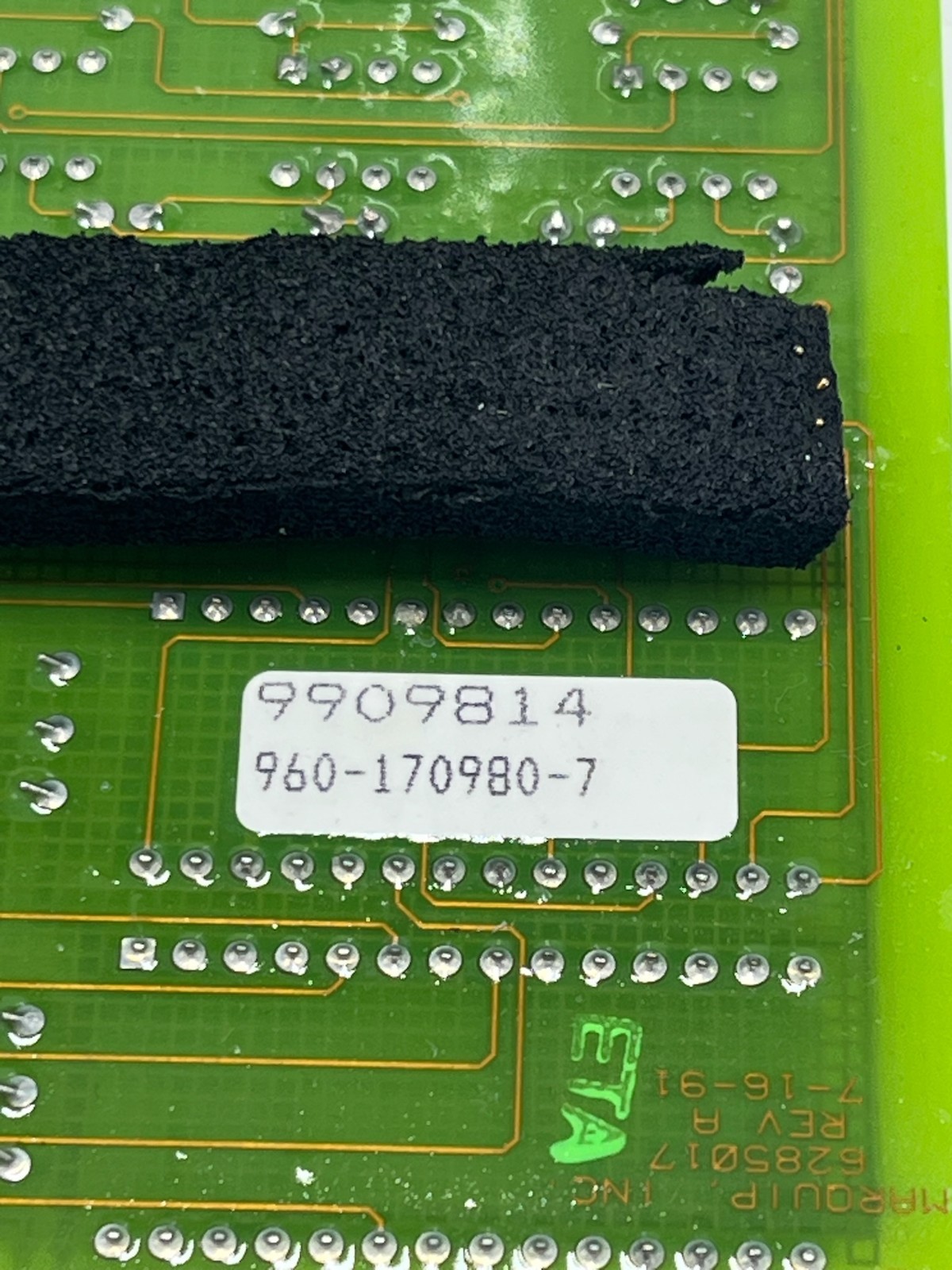 Marquip 6285017 Option Module Rev A | 9909814 | 960-170980-7 | Industrial PCB