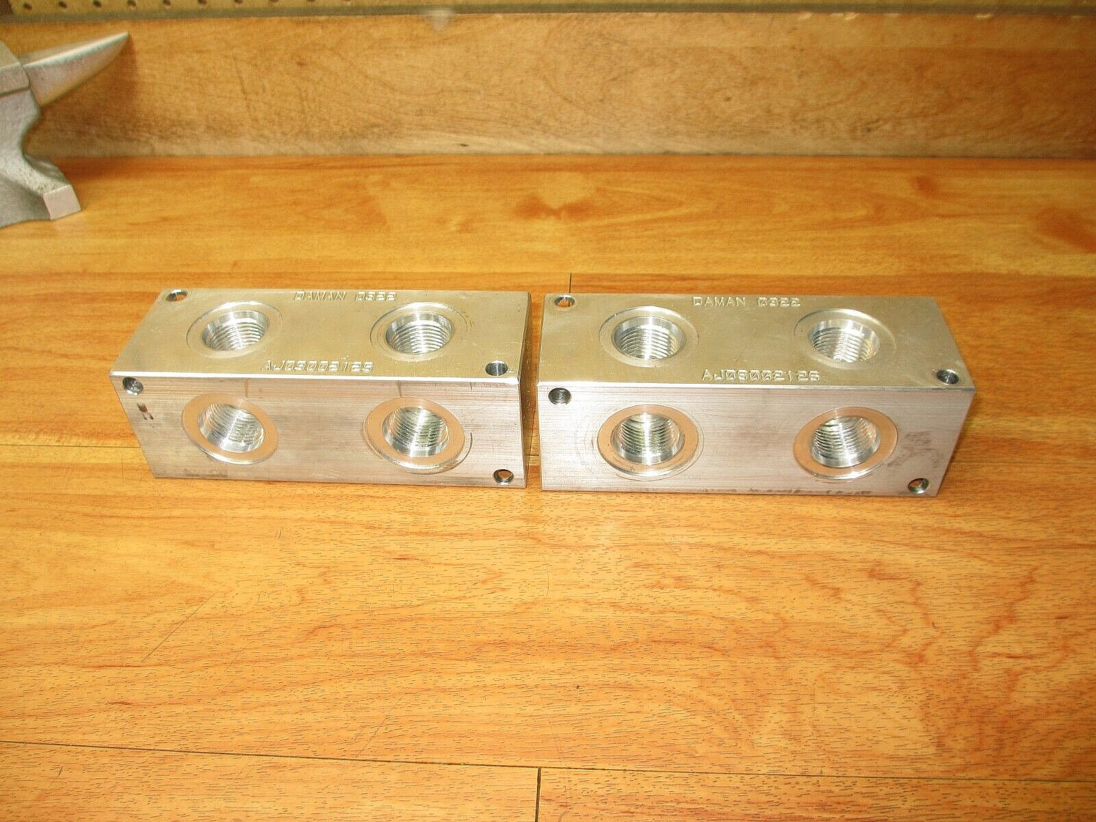 Daman AJ0900212S *USED PLZ READ* Hydraulic Junction Block Manifold Aluminum