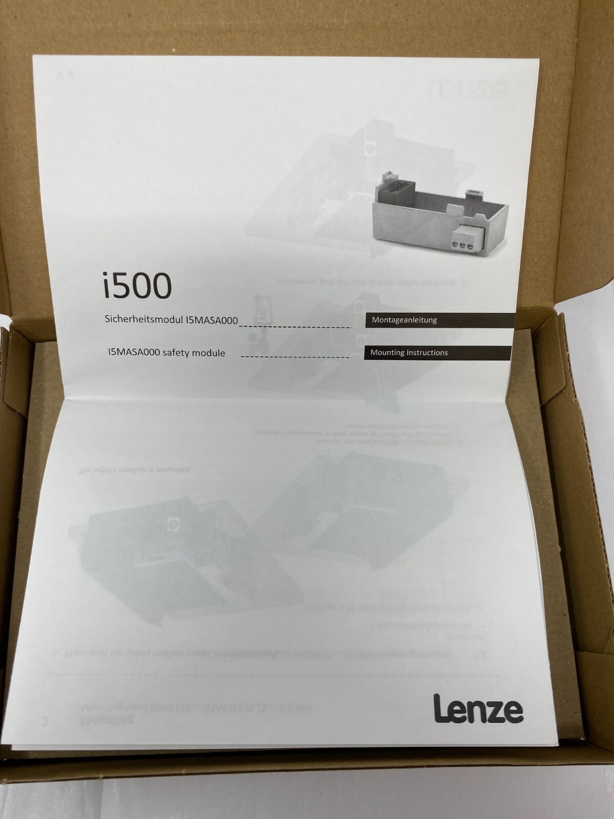 Lenze I5MASAV000000S Safety Module Safe Torque Off (STO) For i550 Series