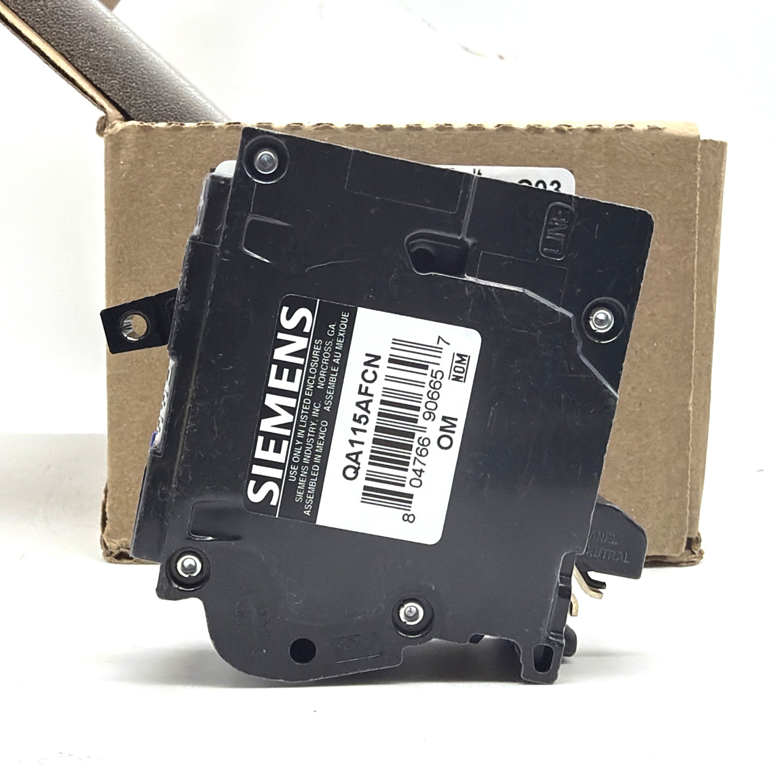 Siemens QA115AFCN 15A 1-Pole AFCI Arc Fault Plug-On Neutral Breakers Pack 10 NEW