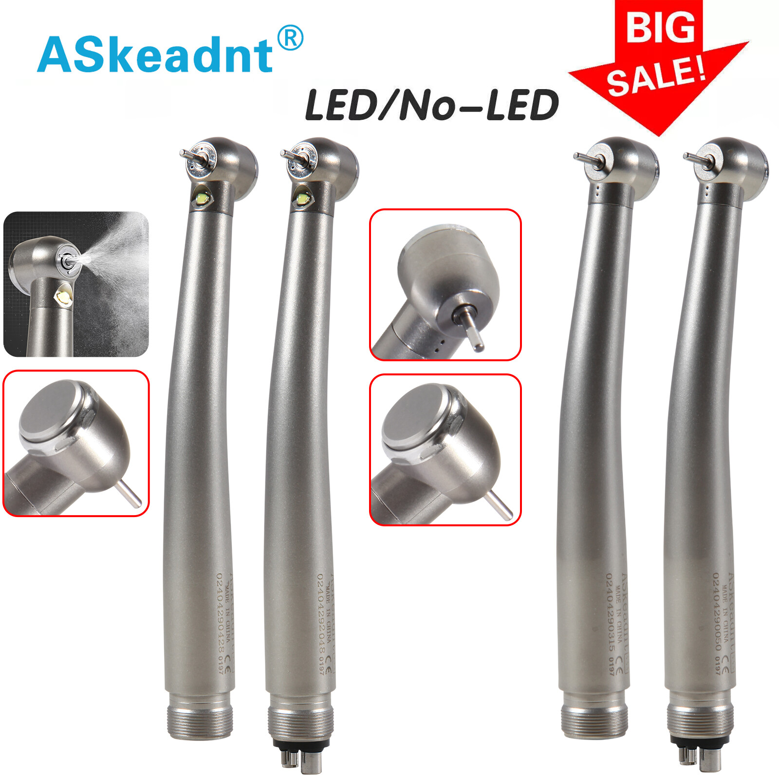 NSK Style Dental Fiber Optic LED E-generator/ High Speed Handpiece 2HOLE/4HOLE