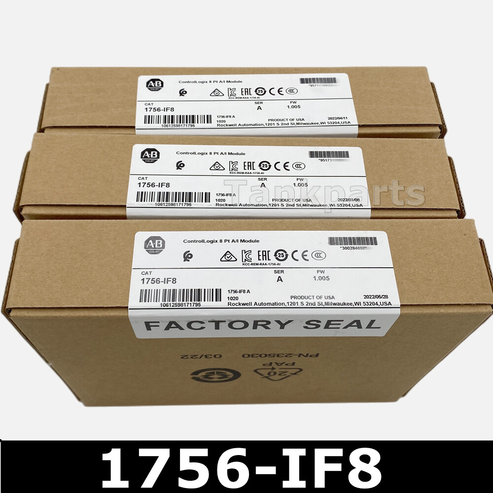 1756-IF8 Allen-Bradley ControlLogix Point A/I Module New Factory Sealed 1756IF8