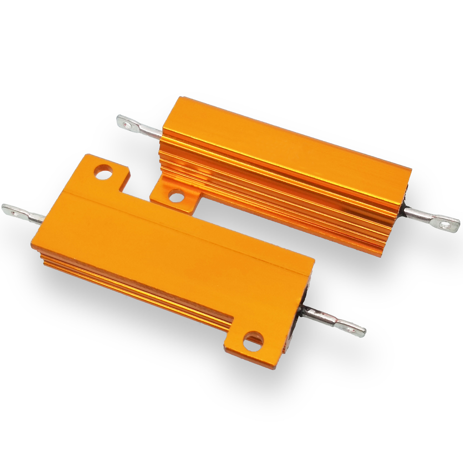 US Stock 4x 200 ohm 200R 50W Watt Aluminum Housed Metal Case Wirewound Resistors