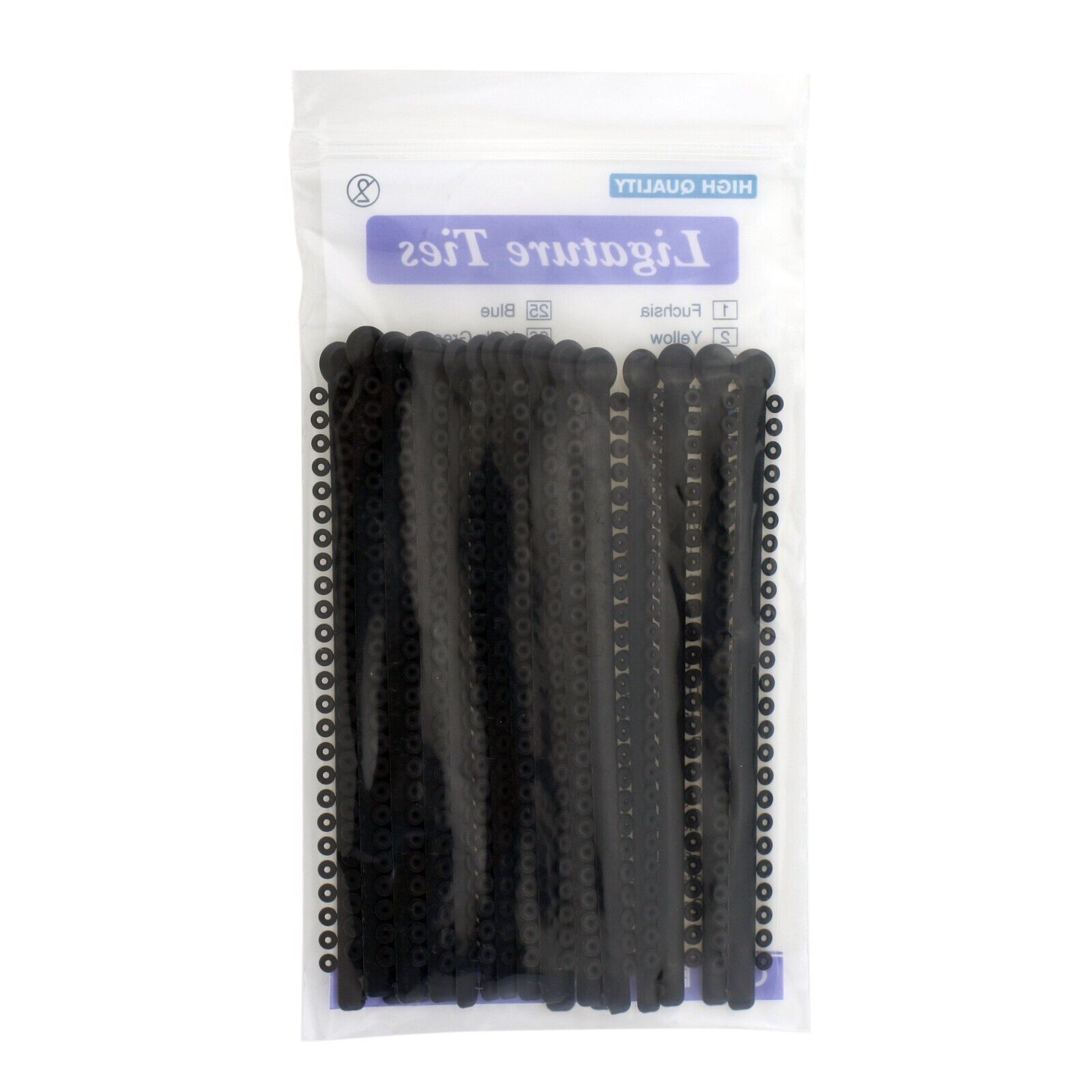 Dental Orthodontic Ligature Ties Braces Elastic Rubber Bands for Bracket 1000Pcs