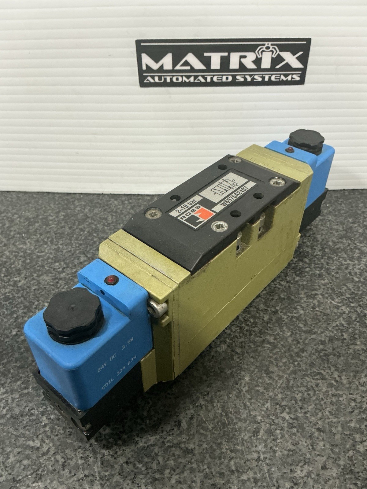 Ross W6576A2407 Pneumatic Double Solenoid Valve