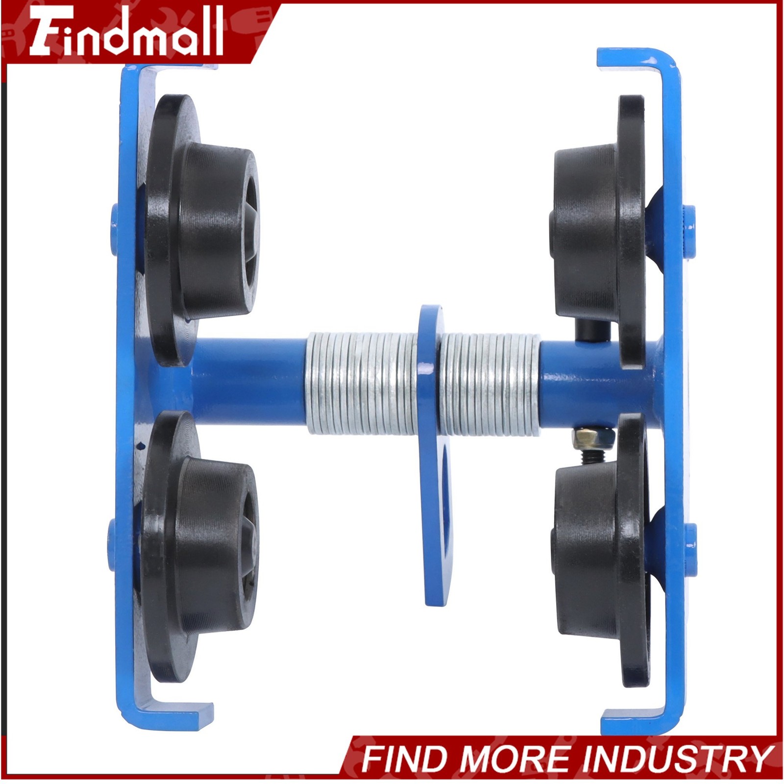 Findmall 0.5T/1100LB I-Beam Trolley Alloy Steel Double Wheel 55-135mm Adjustable