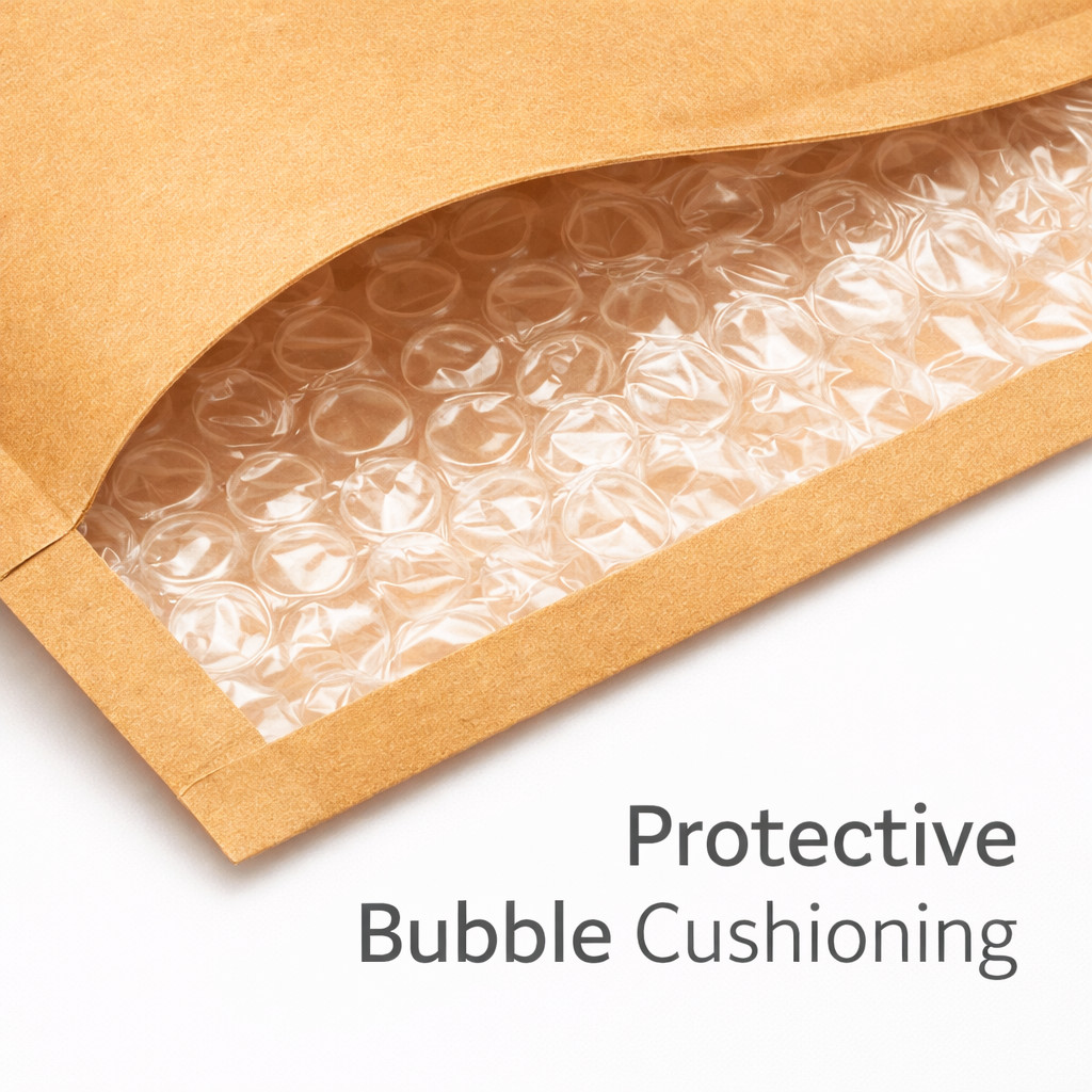 Kraft Bubble Mailers Padded Envelopes Bulk Any Size Self Seal Shipping Bags