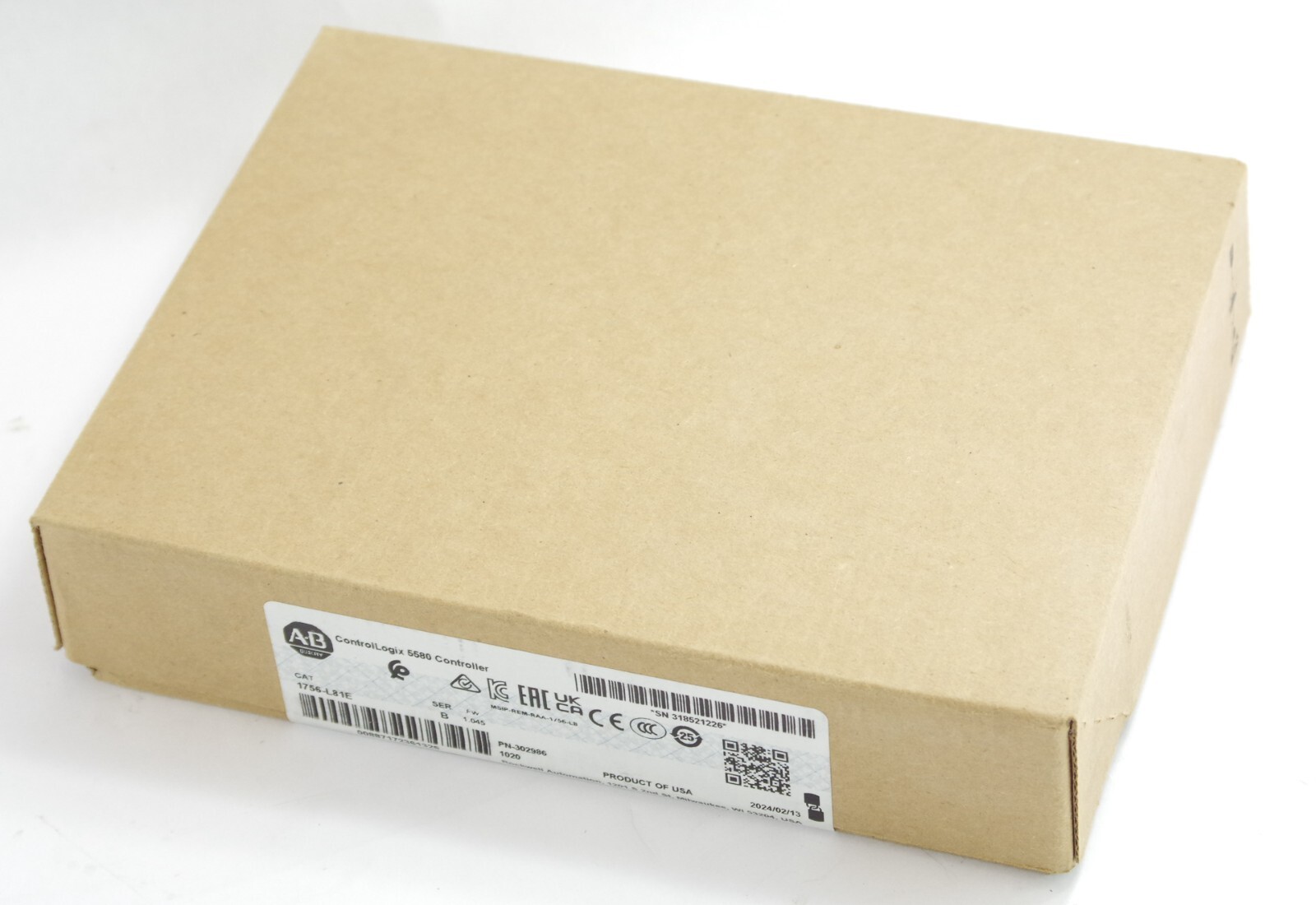 2024 Allen-Bradley 1756-L81E /B ControlLogix Processor – New Suplus (Sealed)