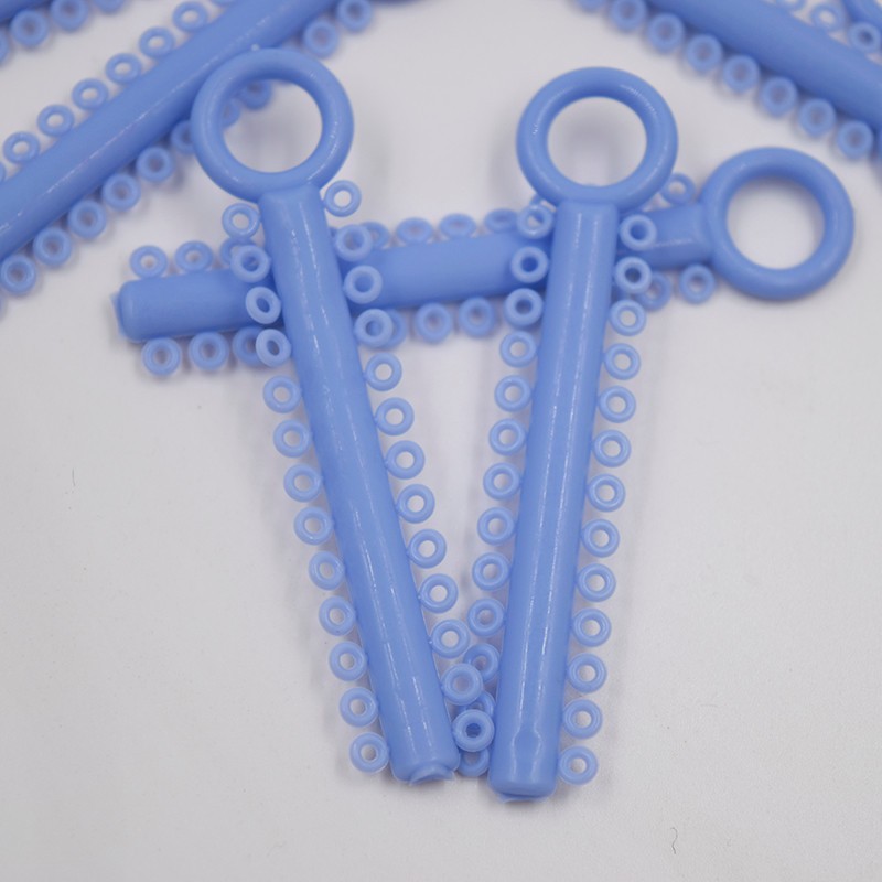 1040Pcs Dental Ligature Rubber Ties Orthodontic Elastic Bands Braces 6 Color