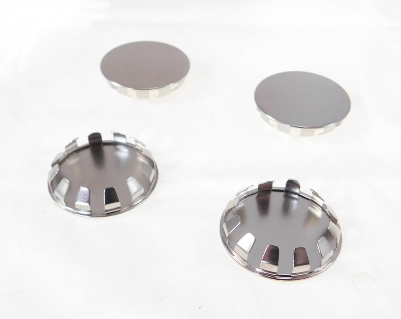 (4 PACK) 1-5/8″ Nickel Plated Metal Hole Plugs for .031″-.125″ metal SP-1.625-NK