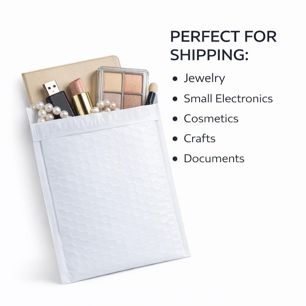 4×8 Poly Bubble Mailers Self Seal Padded Envelopes 4×7 Inner Shipping Bags