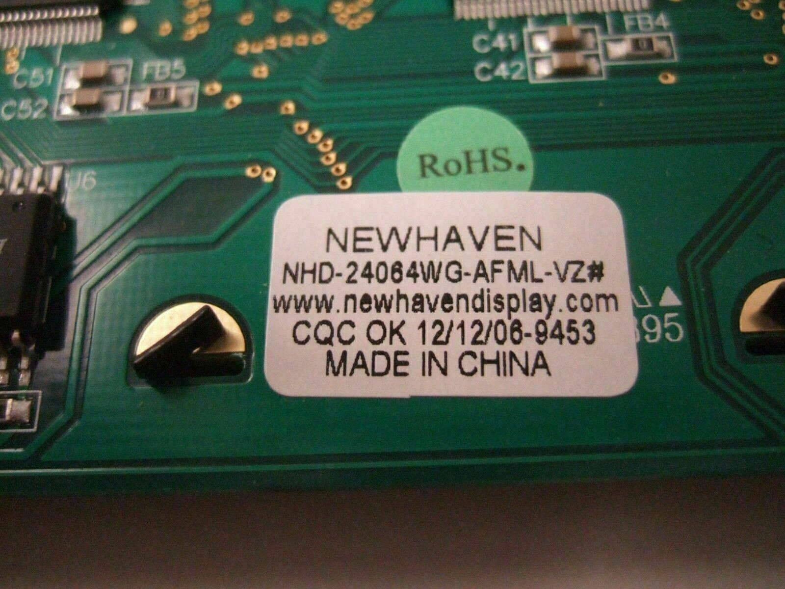NEW HAVEN LCD Display NHD-24064WG-AFML-VZ# New Blue White NewHaven NHD