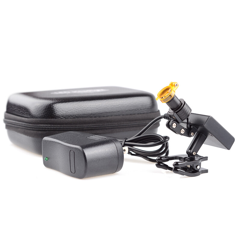 5W Wireless LED Head Light with Optical Filter Clip for Loupes Glasses USA STOCK