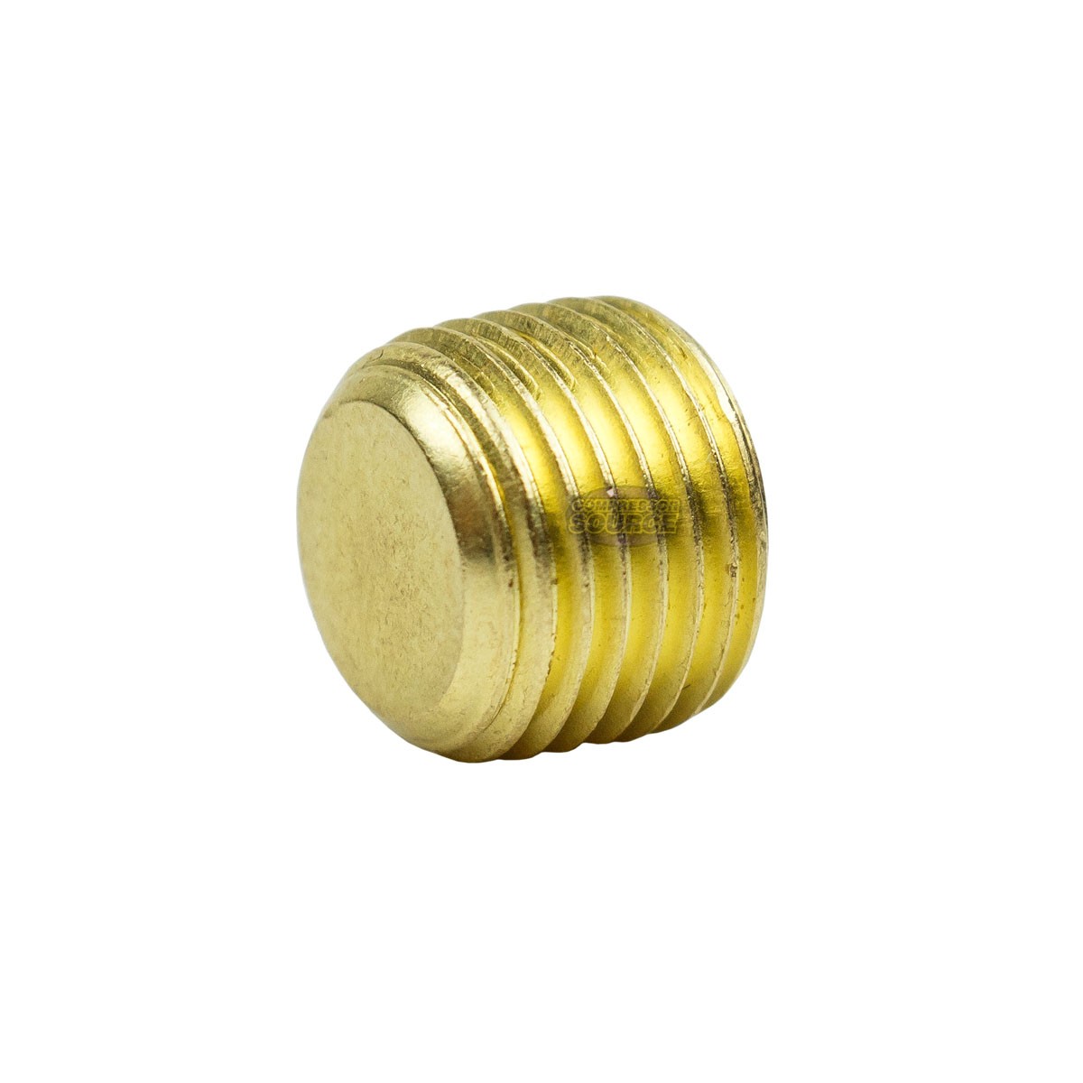 5 Pack 1/8″ Pipe Plug Countersunk Hex Head Style Male NPT Brass Pipe End Fitting