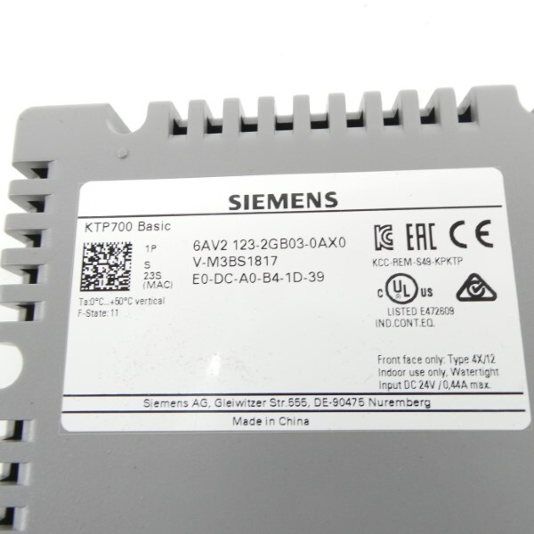 SIEMENS 6AV2123-2GB03-0AX0 24VDC 0.44A NSNP