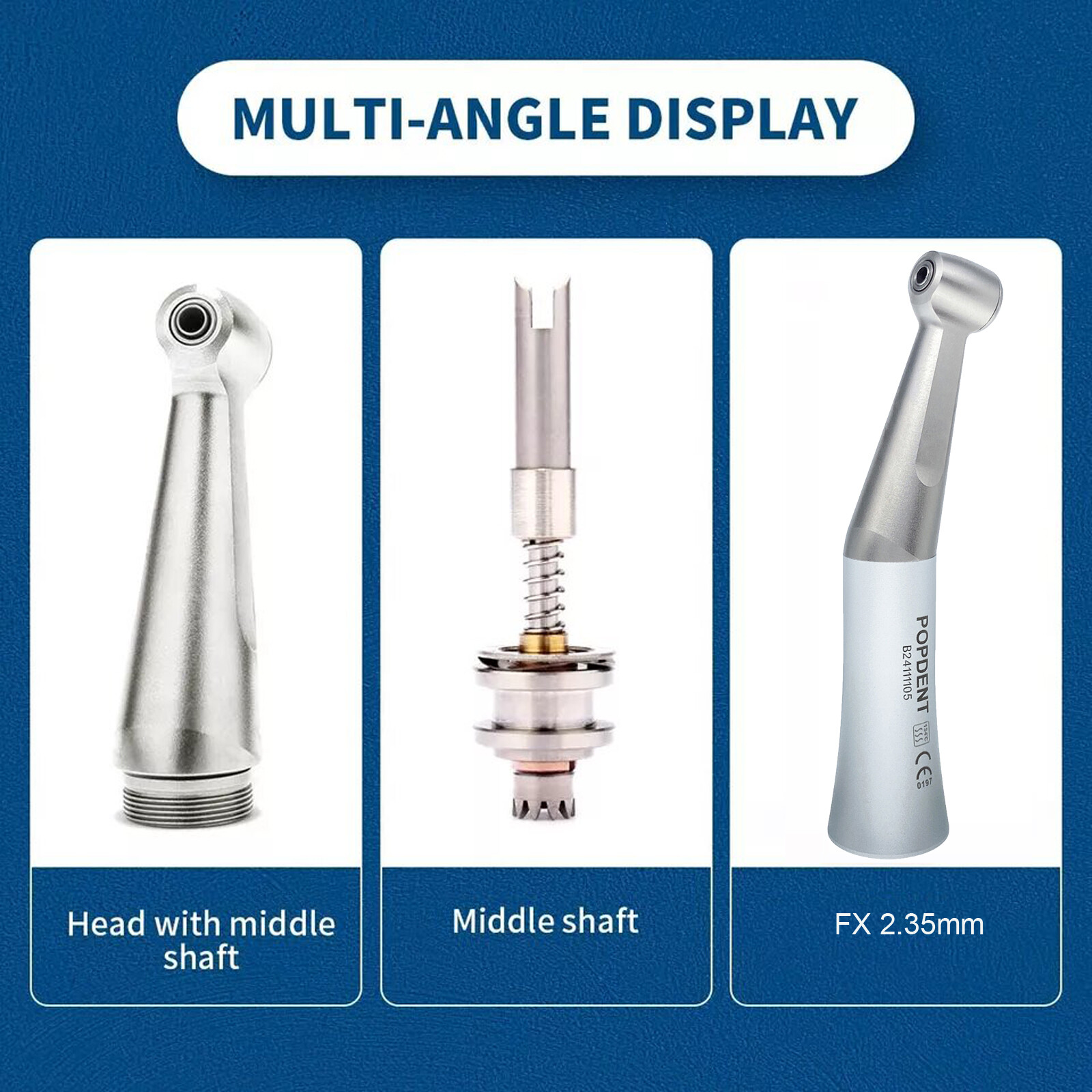 NSK Style SG20 Dental Implant 20:1 Contra Angle Push Button Surgical Handpiece A
