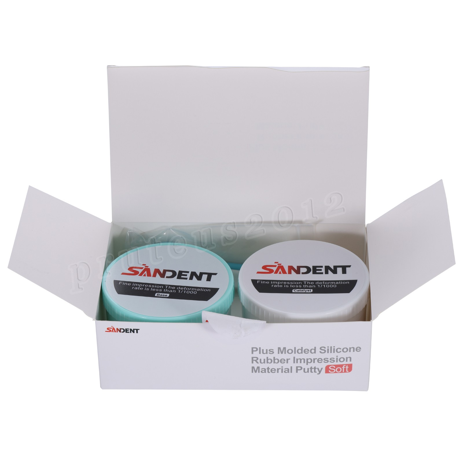 Dental Putty Fast Set VPS Dental Impression Material (400g Base & 400g Catalyst)