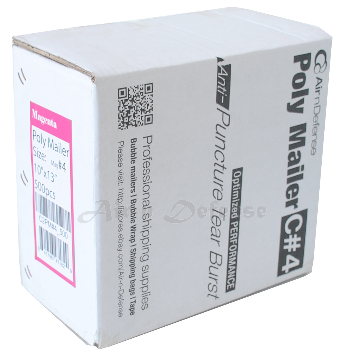 10 x 13″ Poly Mailers 2.5 MIL AirnDefense Pink Red Light Green Blue Yellow
