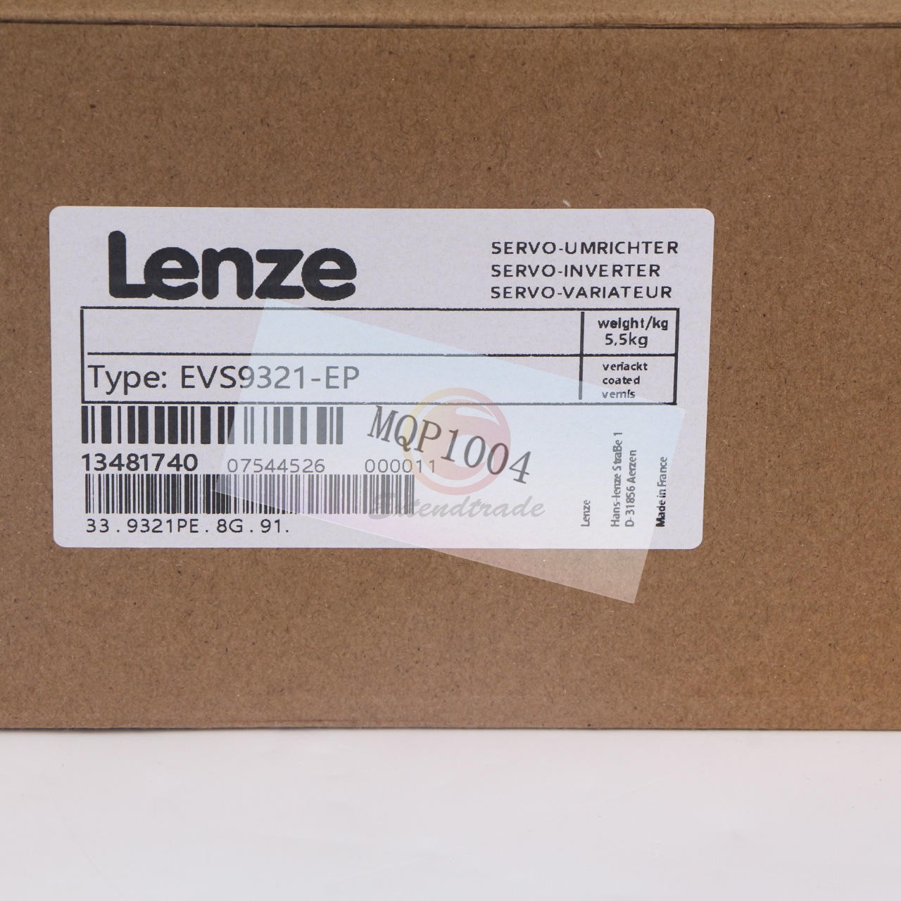 ONE NEW LENZE SERVO CONTROL EVS9321-EP EVS9321EP
