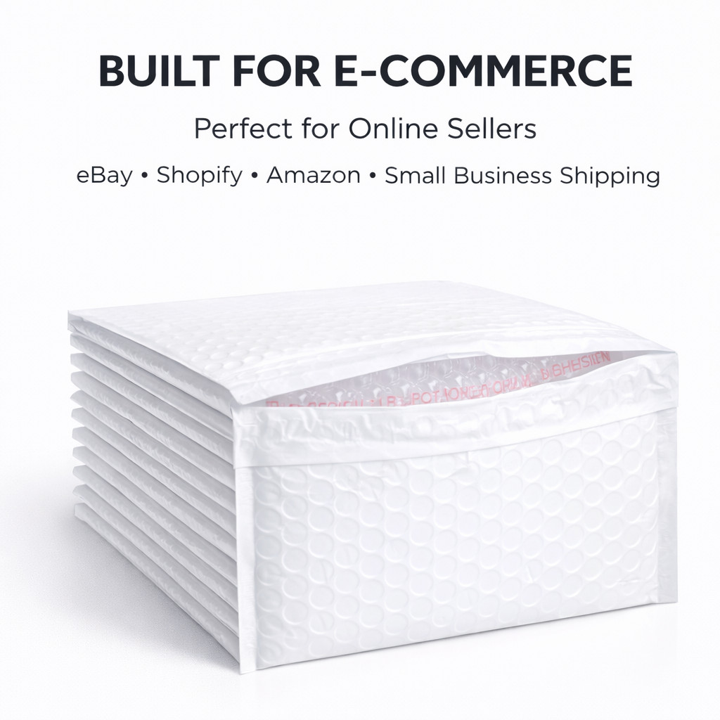 200 Poly Bubble Mailers 10.5×16 Padded Shipping Envelopes Self Seal Choose Color