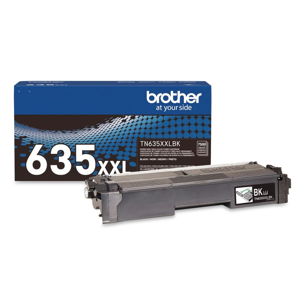 Brother TN635XXLBK 7,500 Page-Yield Super High-Yield Toner – Black New