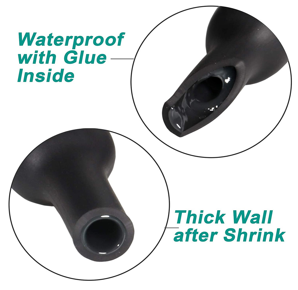4:1 Heat Shrink Tubing Waterproof Dual Wall Adhesive Shrinkable Tubes Wires Wrap