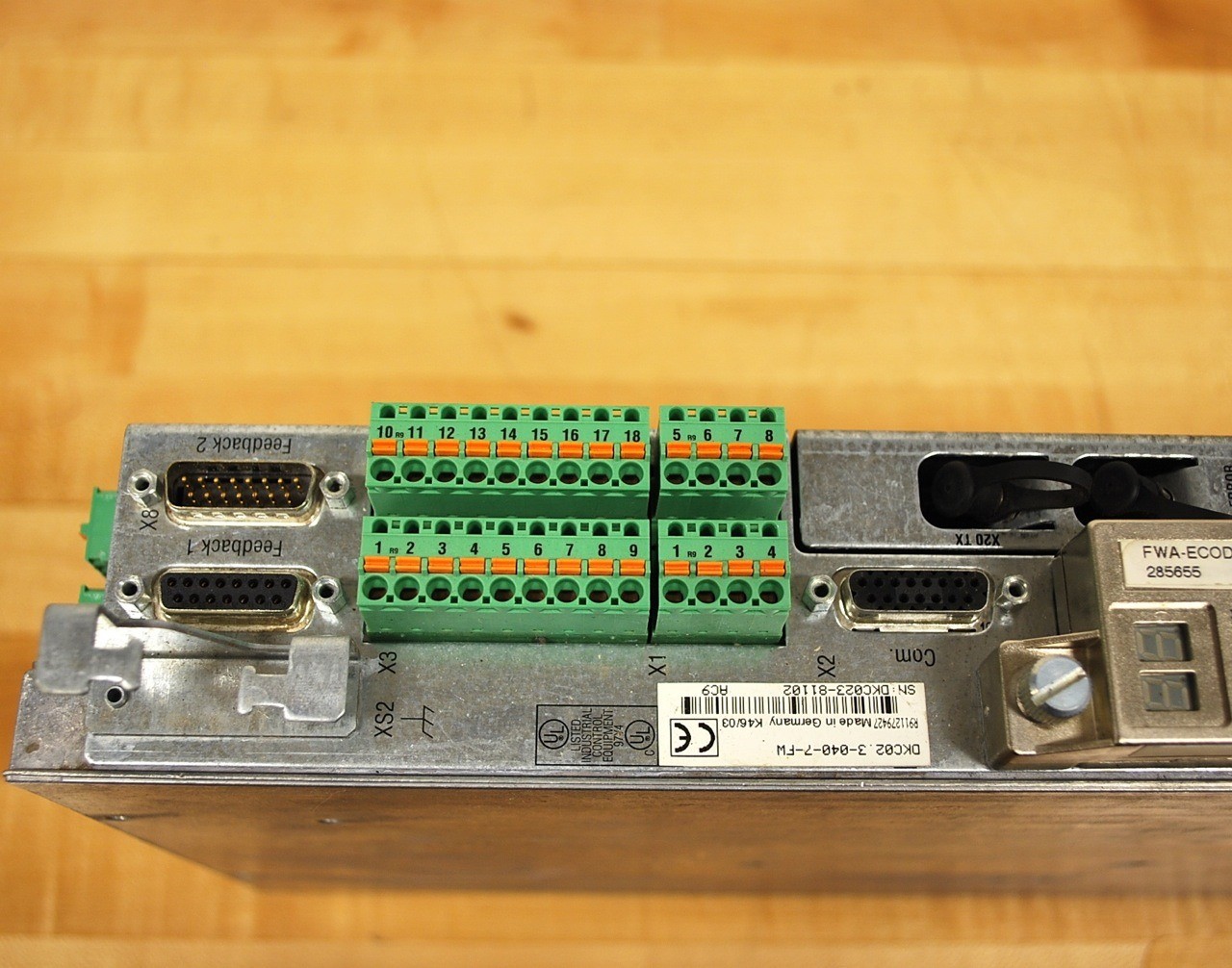 Indramat DKC02.3-040-7-FW Eco Drive Servo Controller – USED